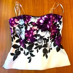 White House Black Market Bustiere Size 4 EUC